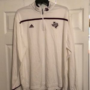 Texas A&M 1/4 zip long sleeve pullover xxl